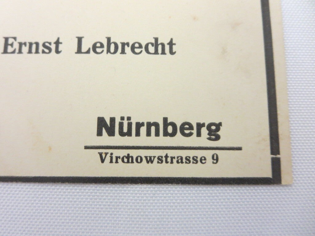 1927 Nurburgring Postage Stamp on Postcard - Rare Original Nurburg Ring Nurnberg