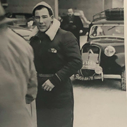 Vintage Racing Photo Photograph 1952 Rallye Monte Carlo Rally Stirling Moss +