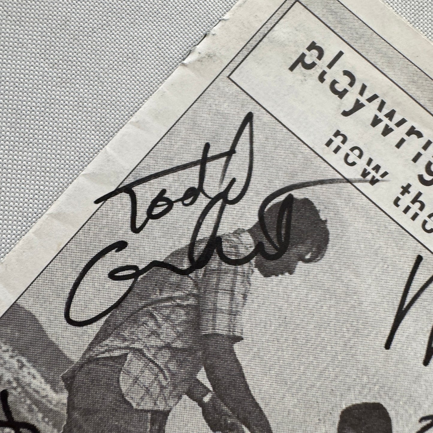 The Young Girl and the Monsoon Cast Signed Program Playbill 5x Signatures