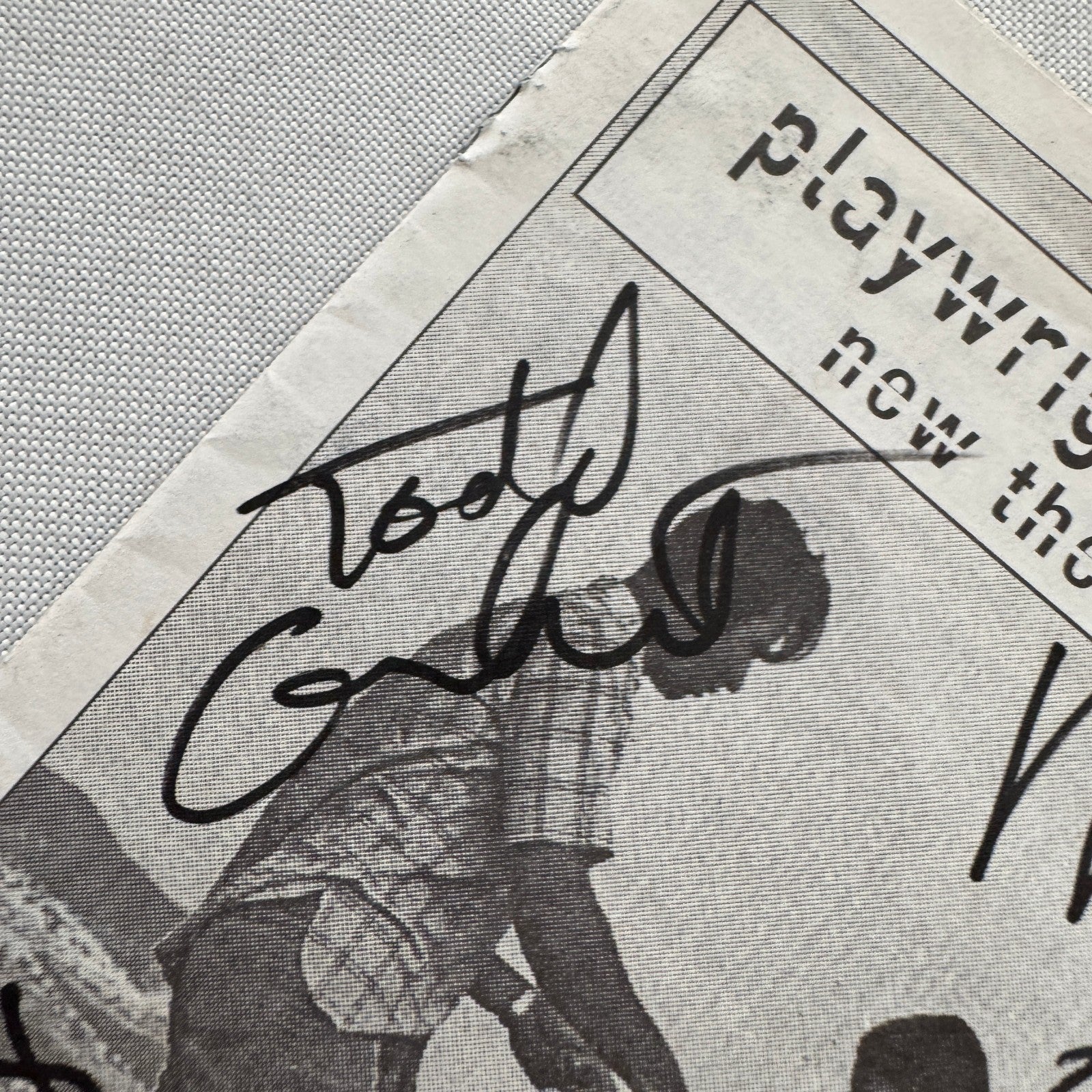 The Young Girl and the Monsoon Cast Signed Program Playbill 5x Signatures