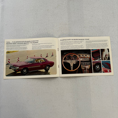 Toyota Sales Brochure Catalog Corolla Corona Celica Mark II Landcruiser Pickup +