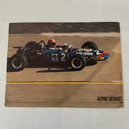Renault Alpine Racing Car Sales Brochure Catalog Monte Carlo Rally Rallye FRENCH