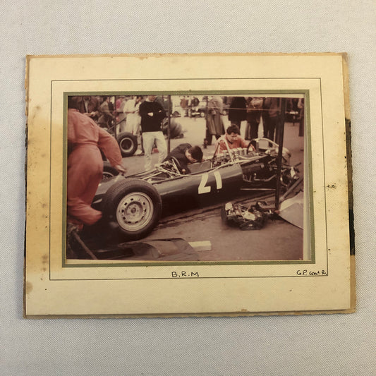BRM Racing Car Vintage Photo Photograph Print British Grand Prix Race