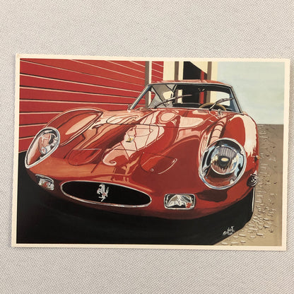 Ferrari 250 GTO Illustration Postcard Post Card Alain Mathat