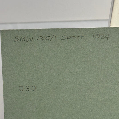 1953 BMW 315 Sport Car Illustration Art Drawing Hand Drawn Vintage