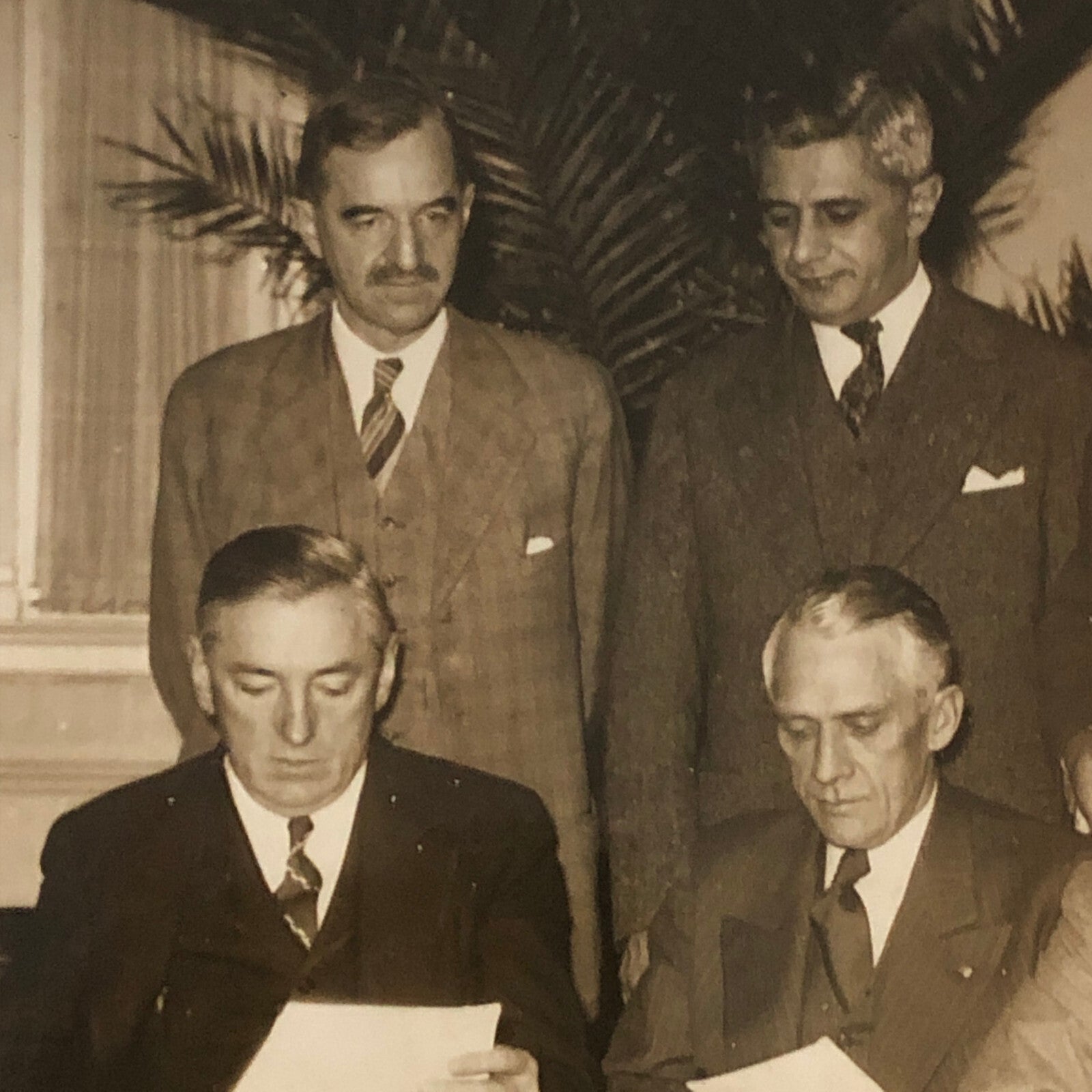 Press Photo Photograph Mayors Discuss Federal Relief Underwood & Underwood