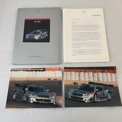 1997 Mercedes CLK GTR GT Racing Press Kit Photos GERMAN