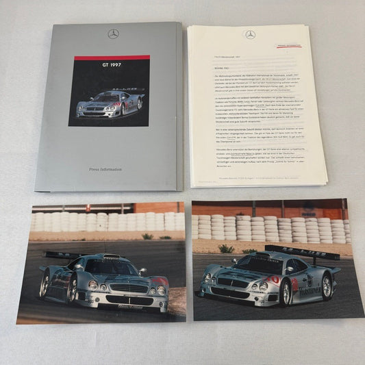 1997 Mercedes CLK GTR GT Racing Press Kit Photos GERMAN