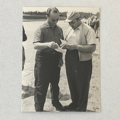 Juan Manuel Fangio and Jose Froilan Gonzalez Racing Driver Photo Photograph 