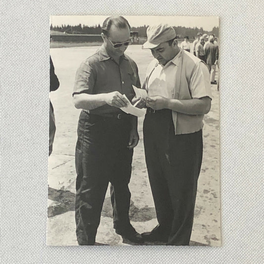 Juan Manuel Fangio and Jose Froilan Gonzalez Racing Driver Photo Photograph 