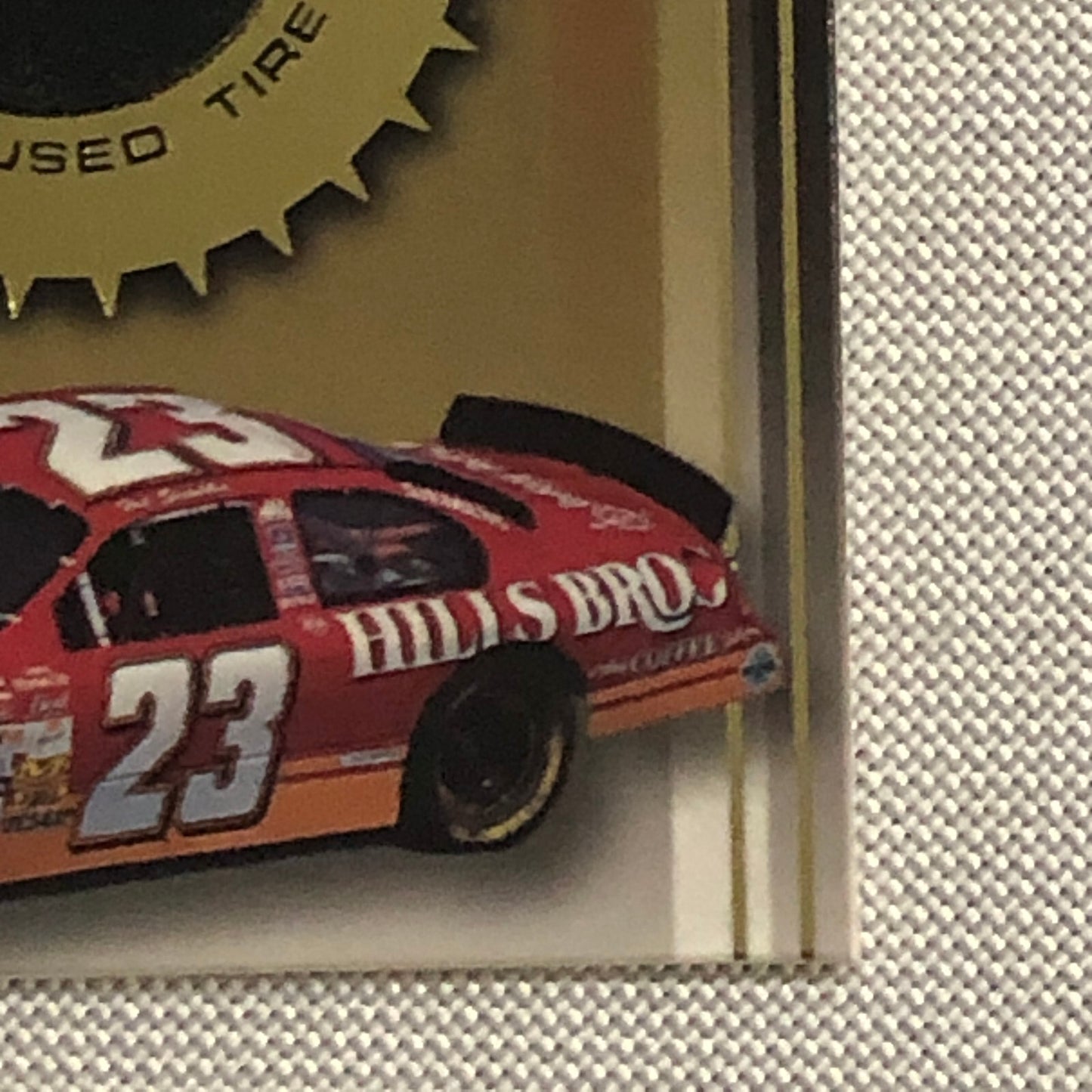 2002 Press Pass Hot Treads Tire Relic Card Hut Stricklin NASCAR