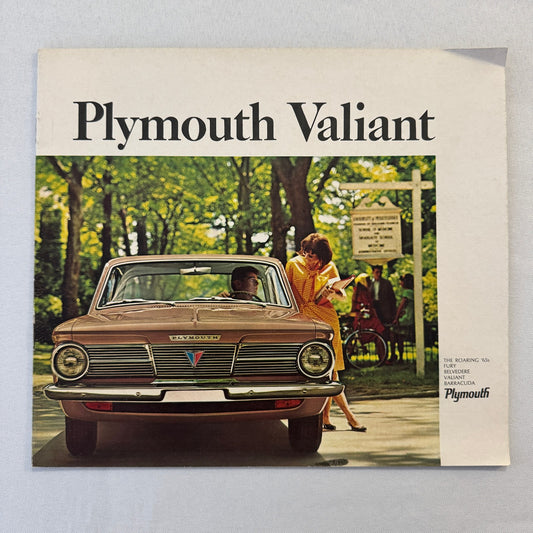 1965 Plymouth Valiant Car Sales Brochure Catalog Advertising Vintage