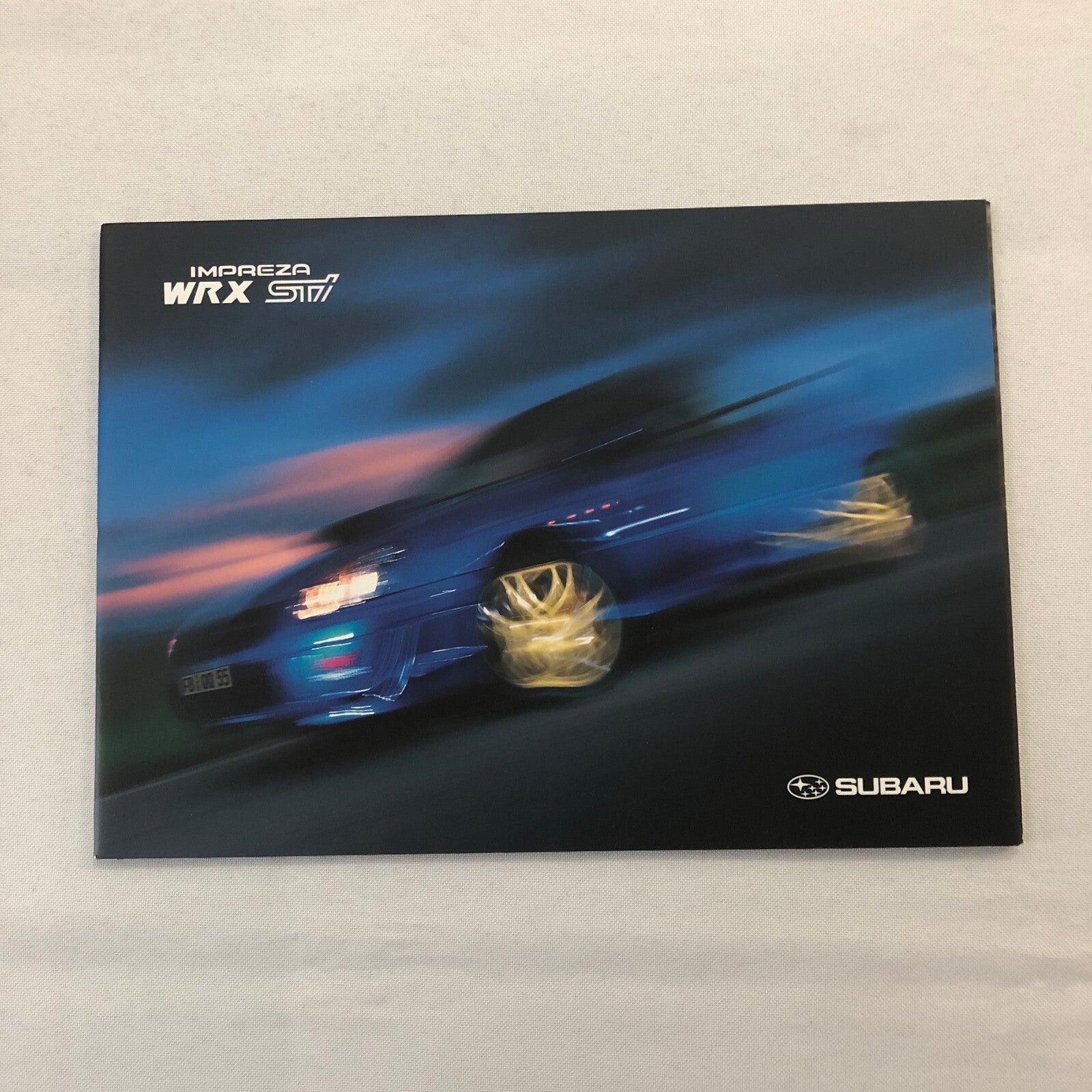 Subaru Impreza WRX STi Car Sales Brochure Catalog GERMAN TEXT European