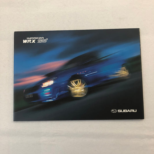 Subaru Impreza WRX STi Car Sales Brochure Catalog GERMAN TEXT European