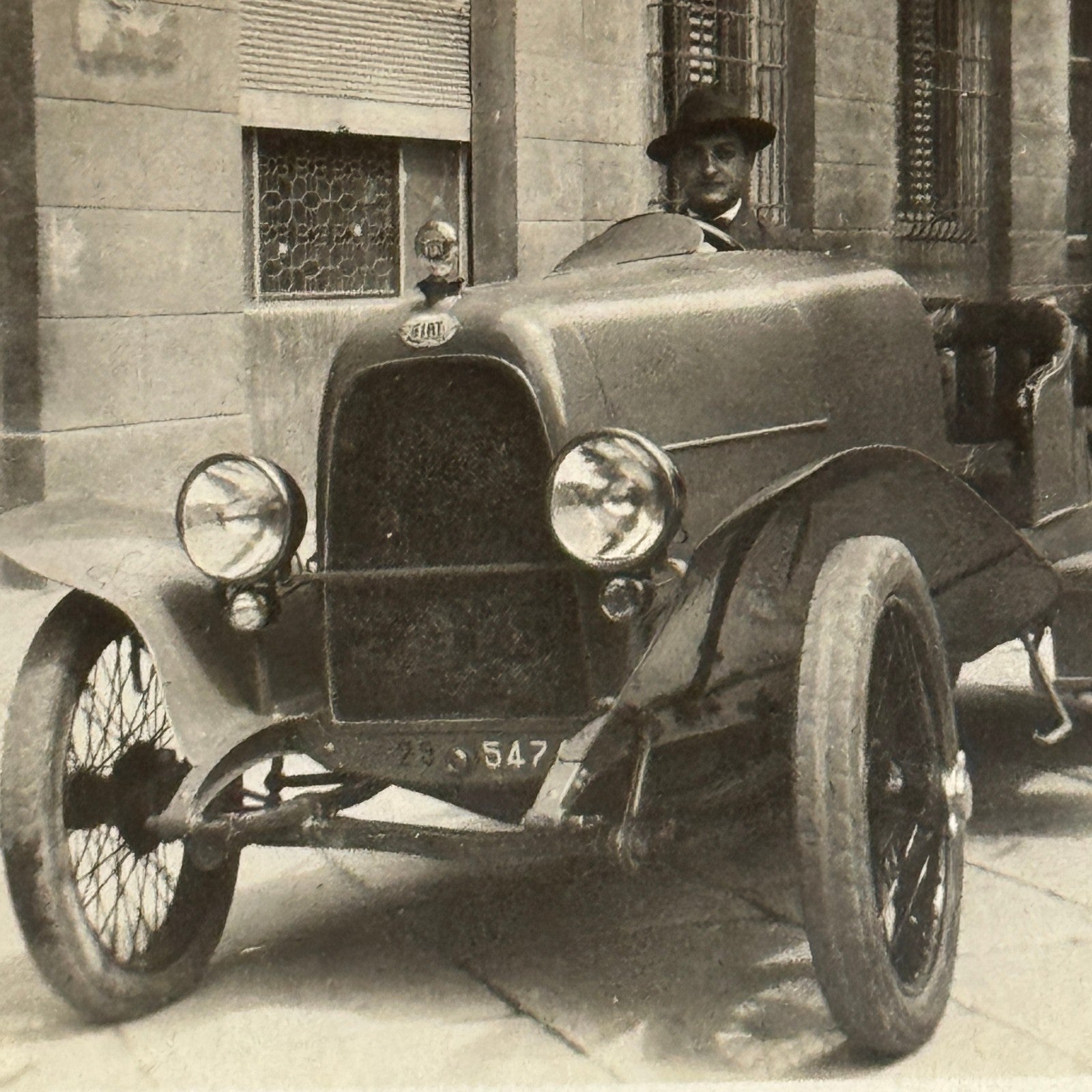 Antique Fiat Automobile Photo Car Photograph Vintage