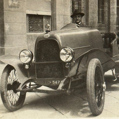 Antique Fiat Automobile Photo Car Photograph Vintage