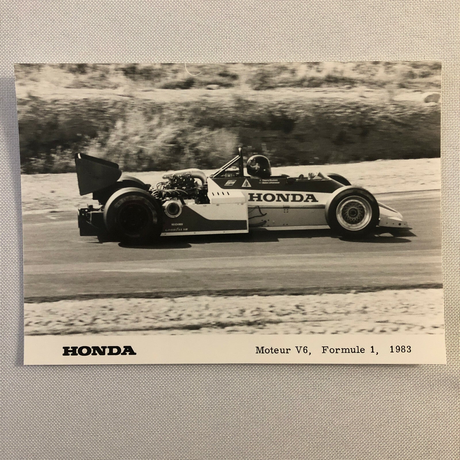 1983 Honda F1 Racing Press Kit Formula One Cars Photo + GERMAN Text 