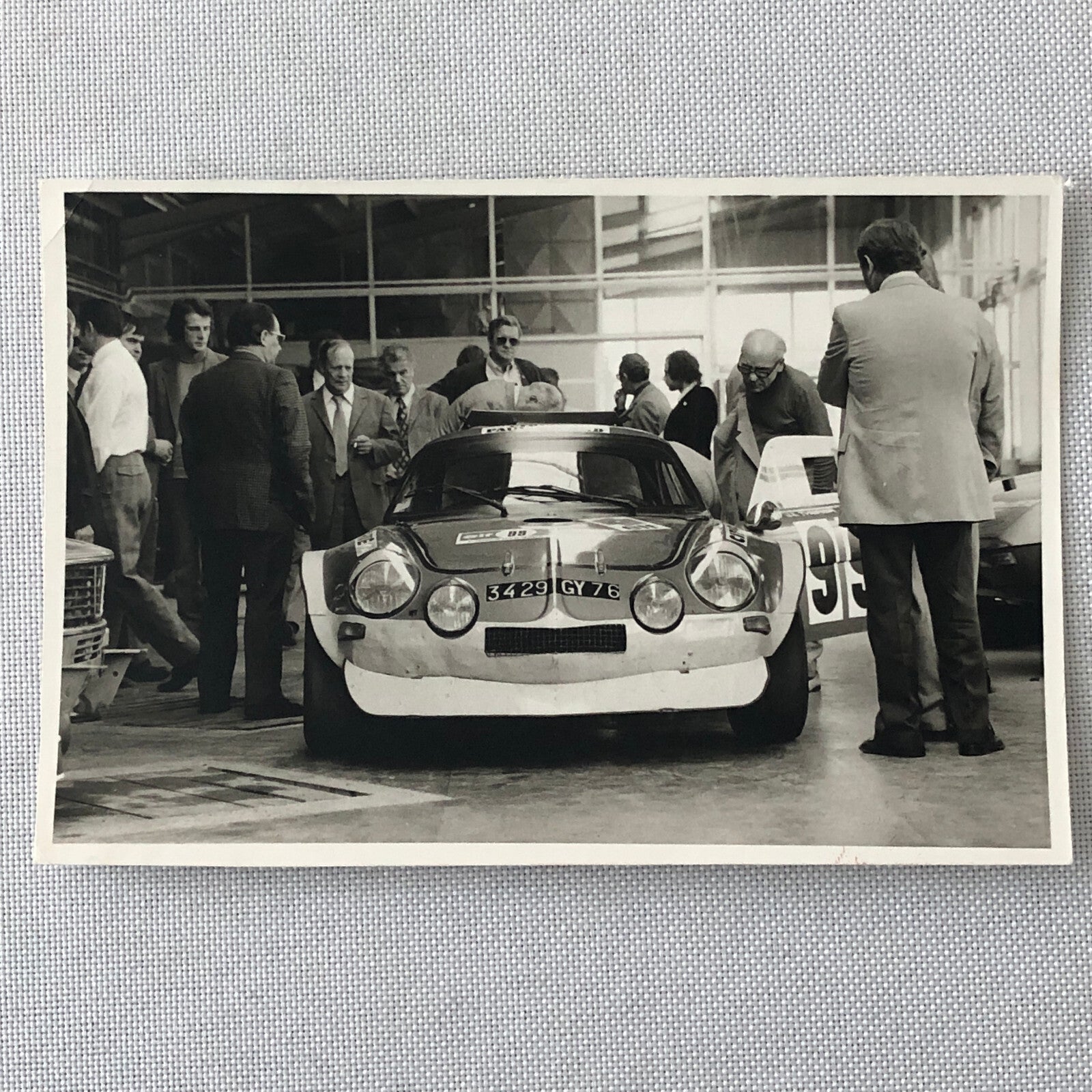 Vintage Renault Alpine Racing Car Photo Photograph Print Dr Seifert 