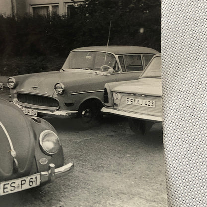 Vintage Photo Photograph Snapshot Cars Automobile VW Volkswagen Beetle Bug