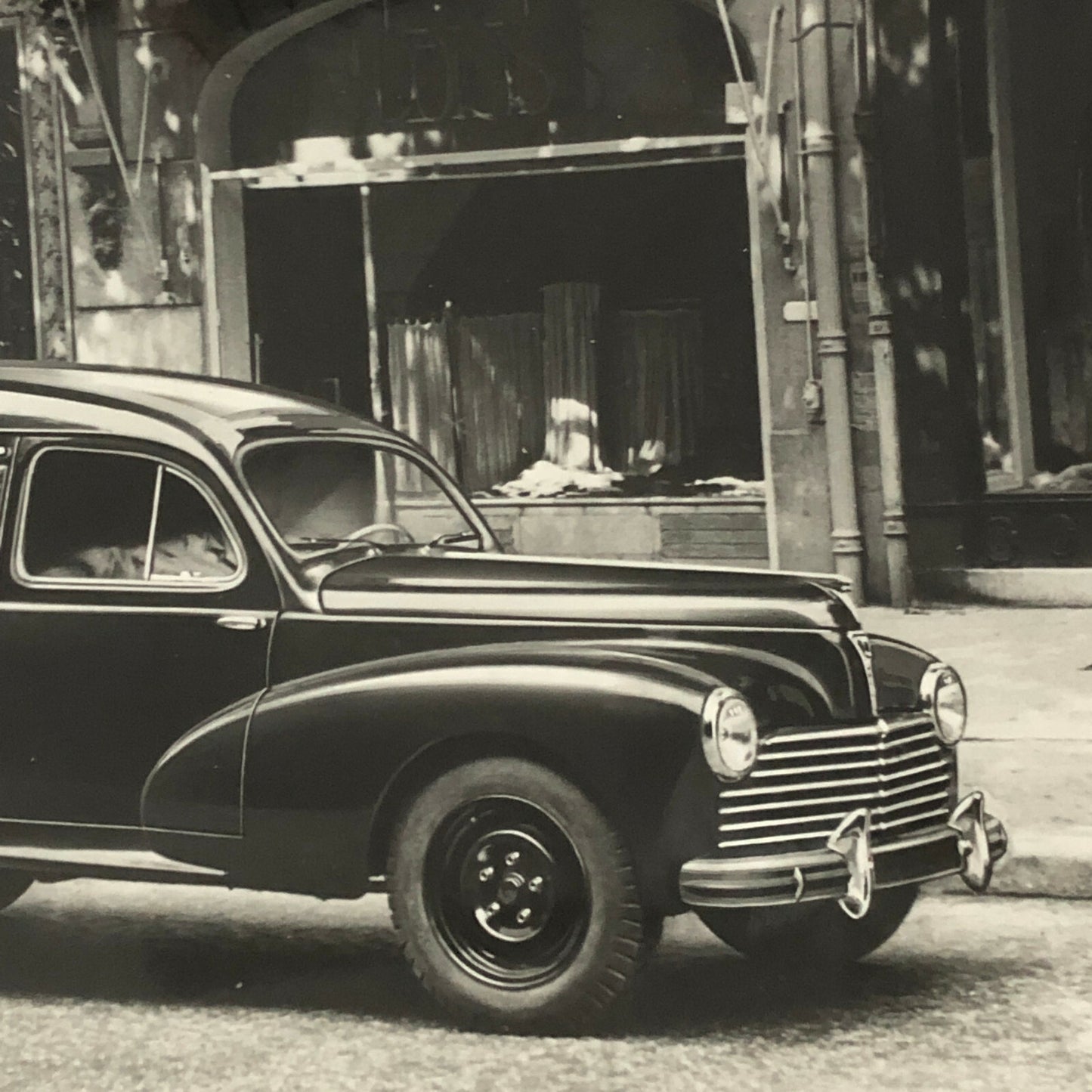 Vintage Peugeot 203-U Fourgonette Tolee Truck Van Photo Photograph Print 203 U