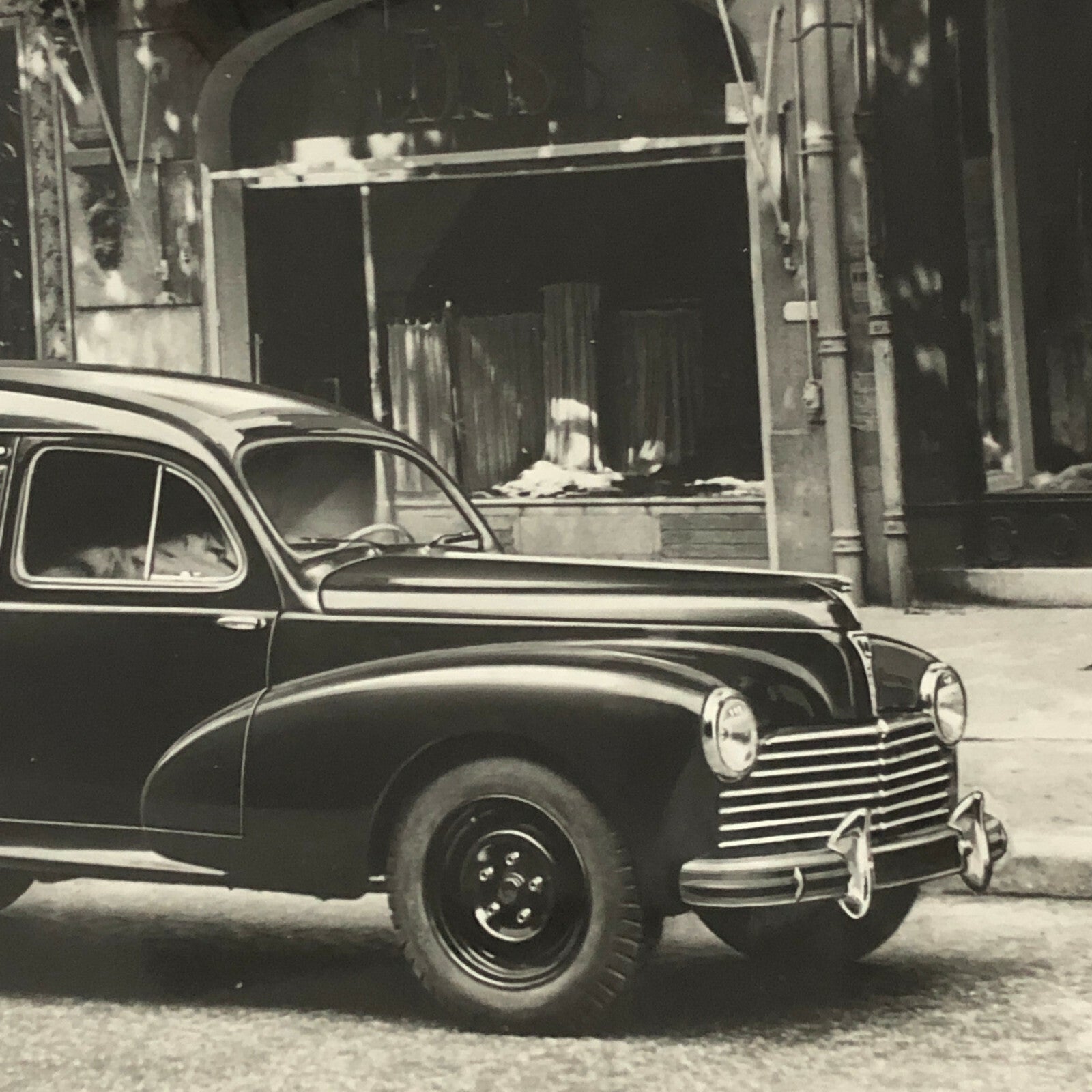 Vintage Peugeot 203-U Fourgonette Tolee Truck Van Photo Photograph Print 203 U
