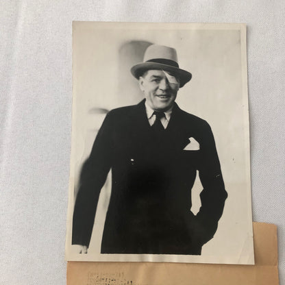 Press Photo Photograph Portrait War Correspondent Radio News Floyd Gibbons