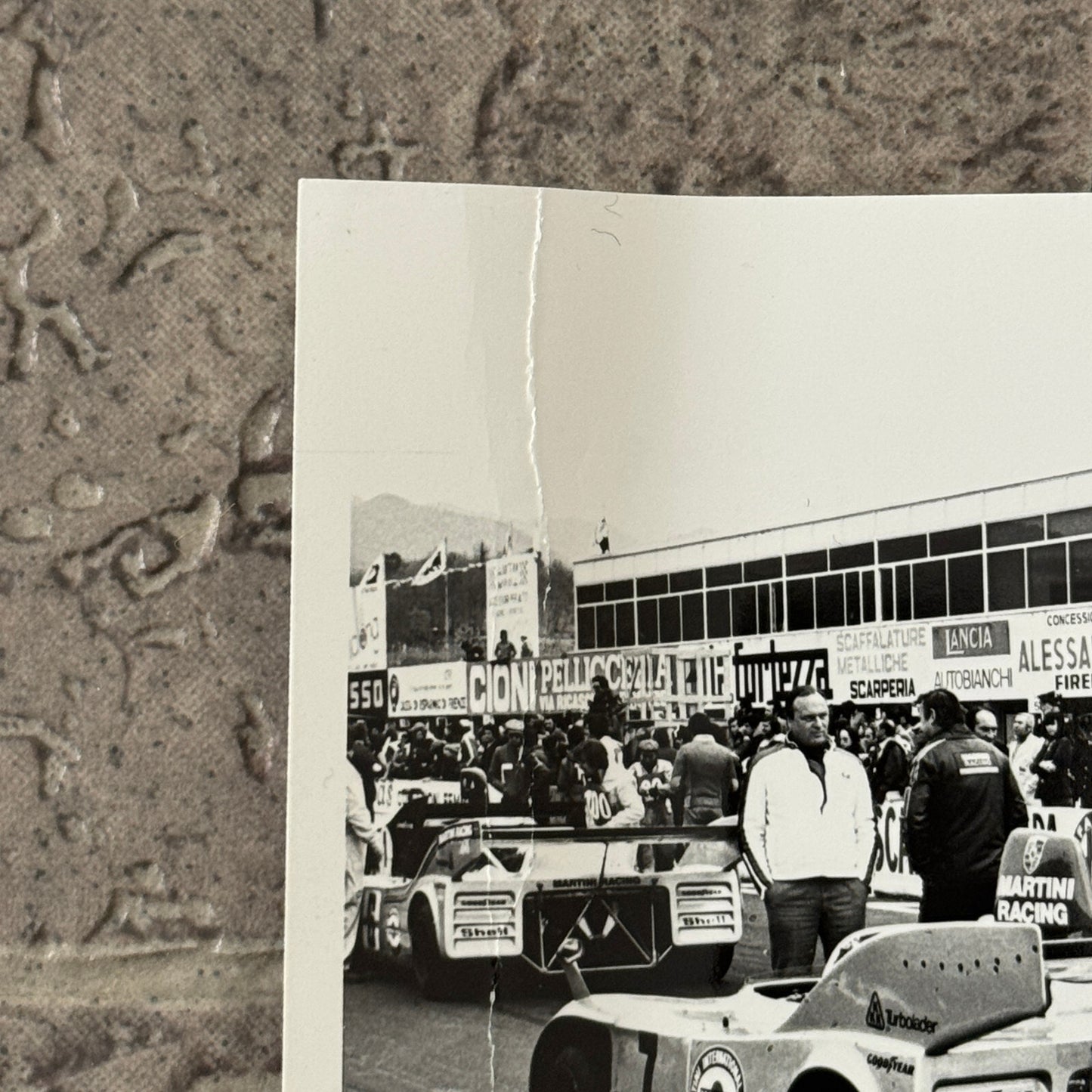 Vintage Racing Photo Photograph 1975 1000 KM de Mugello Race Porsche 908 Car