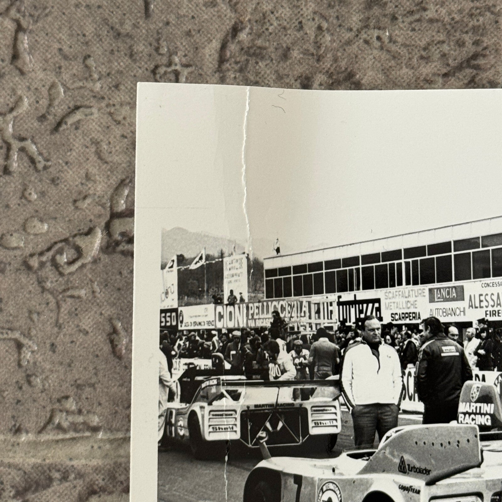 Vintage Racing Photo Photograph 1975 1000 KM de Mugello Race Porsche 908 Car