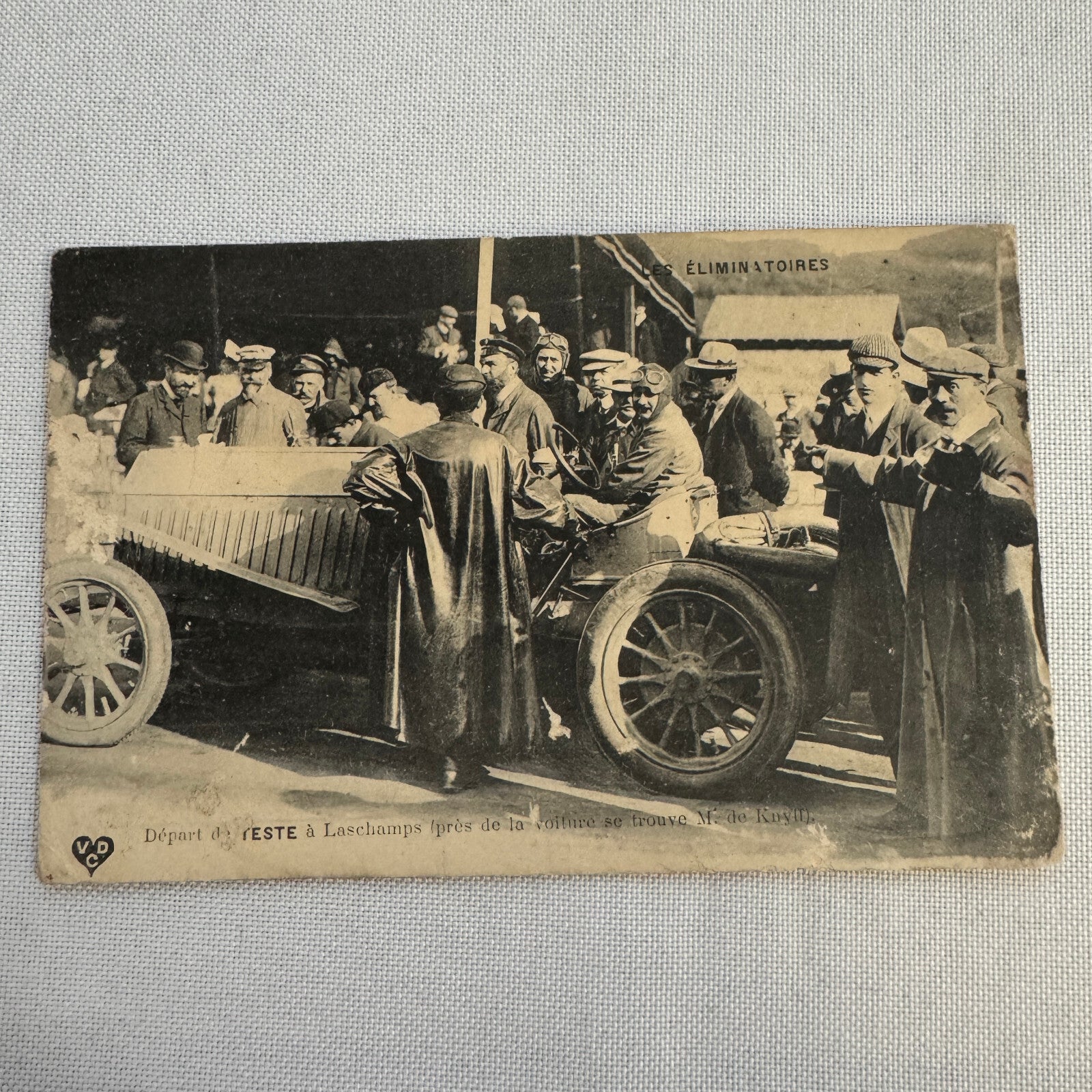 Vintage Racing Postcard Post Card French