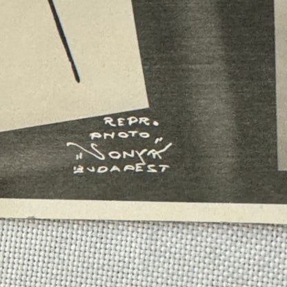 Vintage Circus Acrobat Balancing Act Photo Photograph Zaza and Gallai