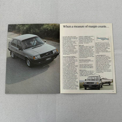 Volvo 360 Car Sales Brochure Catalog Advertising UK Market