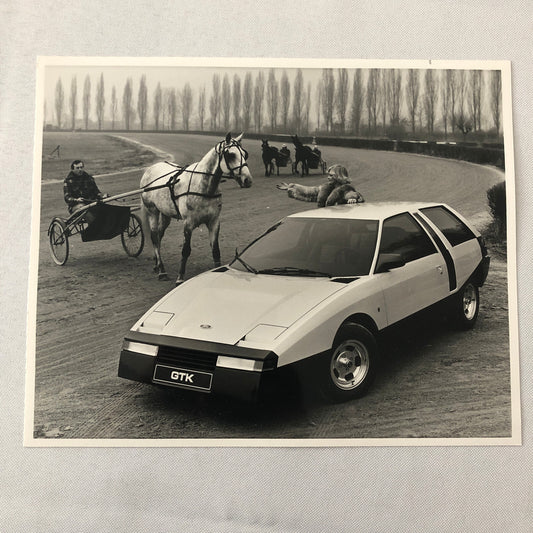 Vintage Fiesta GTK Station Wagon Prototype Design Concept Car Photo Photograph