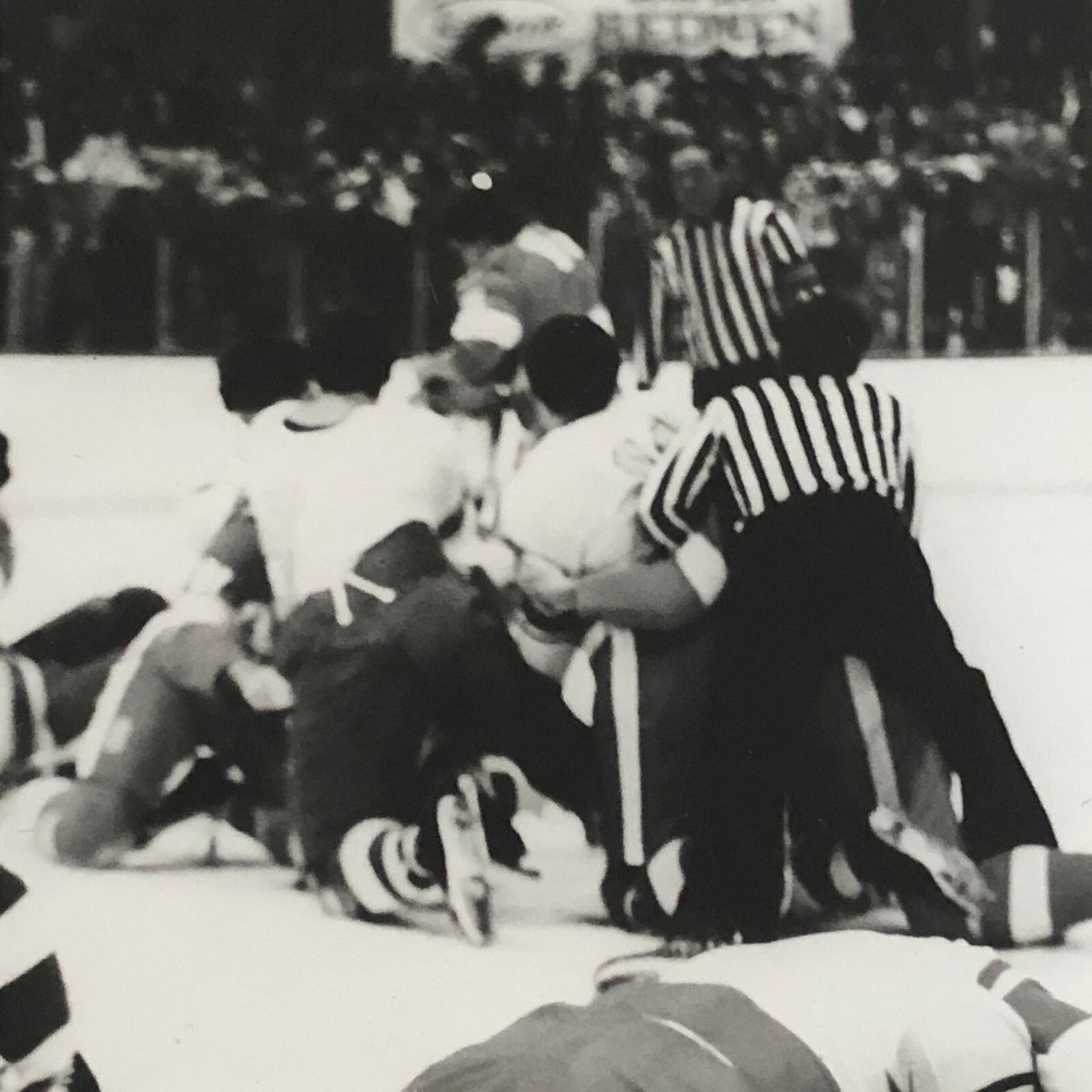 Montreal University Hockey Fight Press Photo Photograph Yesterday Documentary