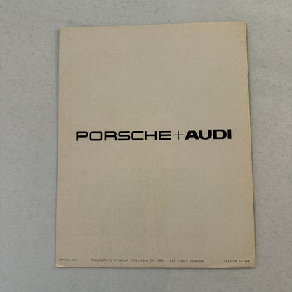 1981 Audi 4000 Car Sales Brochure Road Test Delorean BMW 320i Motor Trend