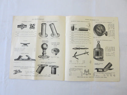 1909 Gray Motor Company Boat & Engine Accessory Sales Brochure Catalog 