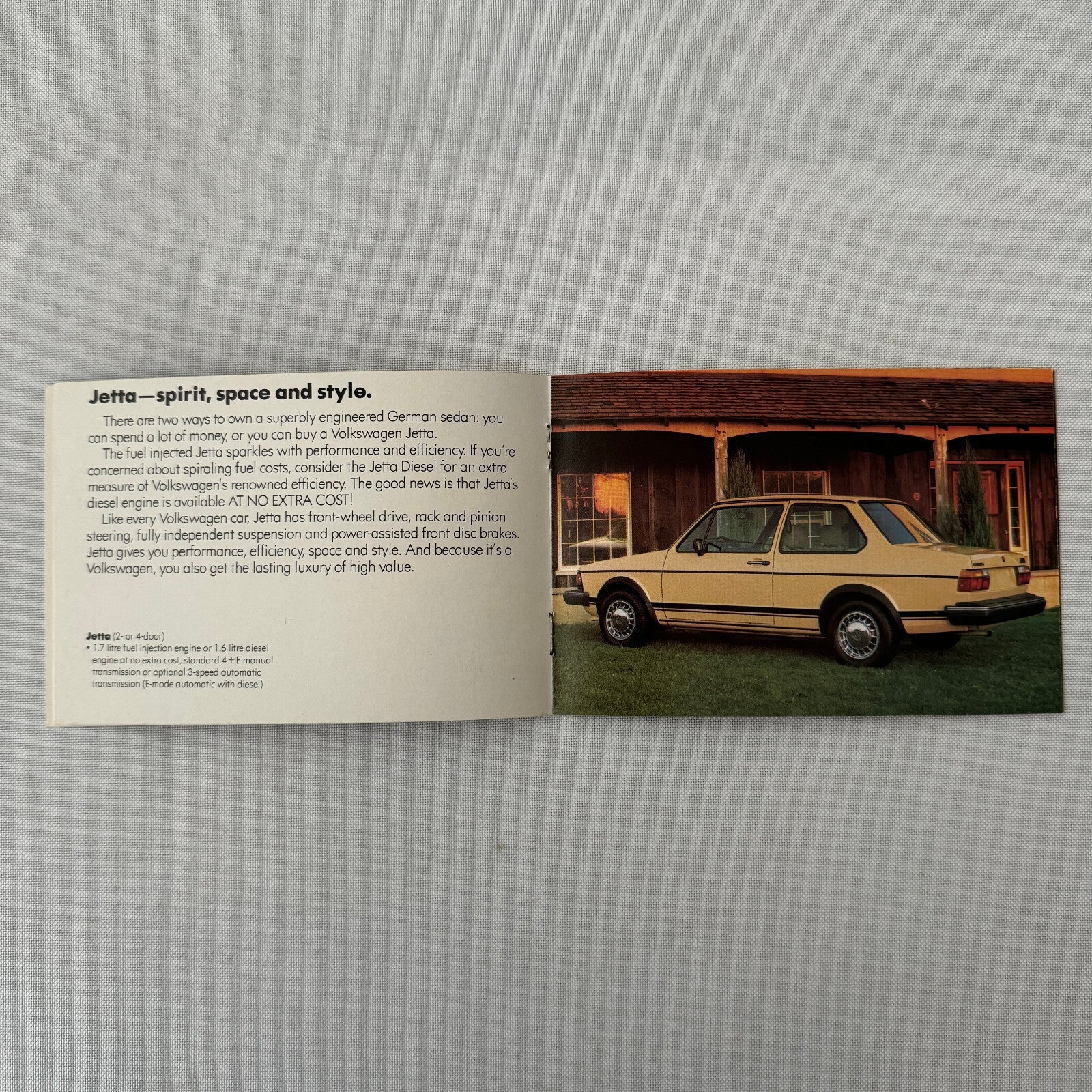 Volkswagen VW Car Sales Brochure Catalog Rabbit GTI Scirocco Vanagon Camper +
