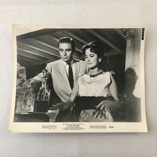 Merle Oberon Steve Cochrane Of Love and Desire Movie Press Photo Photograph 1963