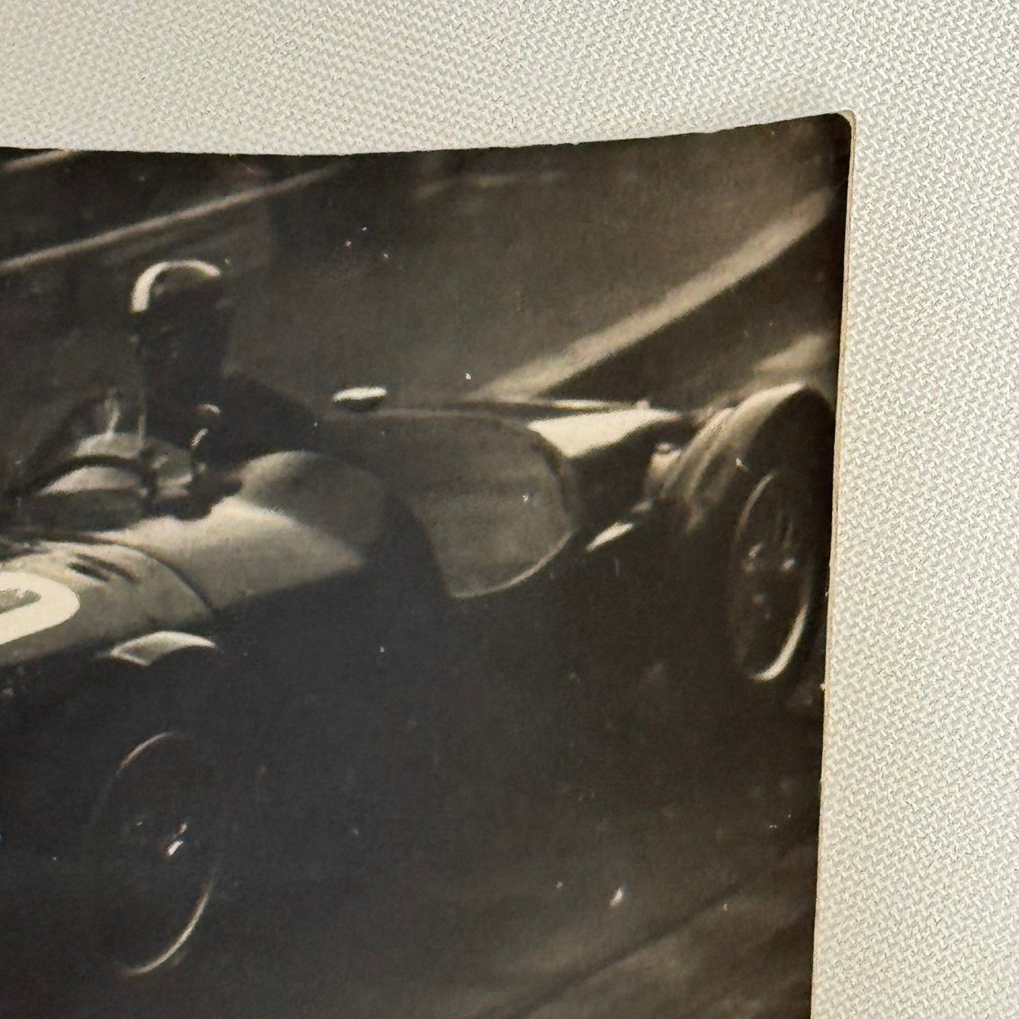 Vintage Racing Car Photo Photograph Print