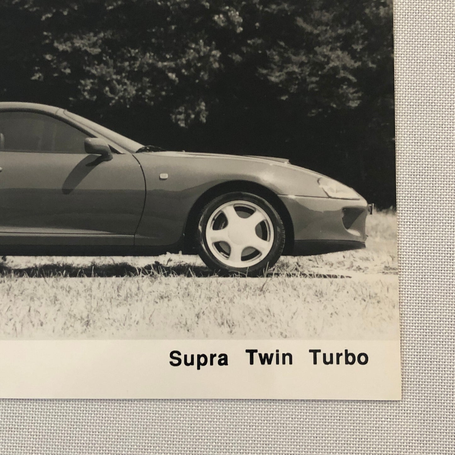 Toyota Supra Twin Turbo Factory Press Photo Photograph Print