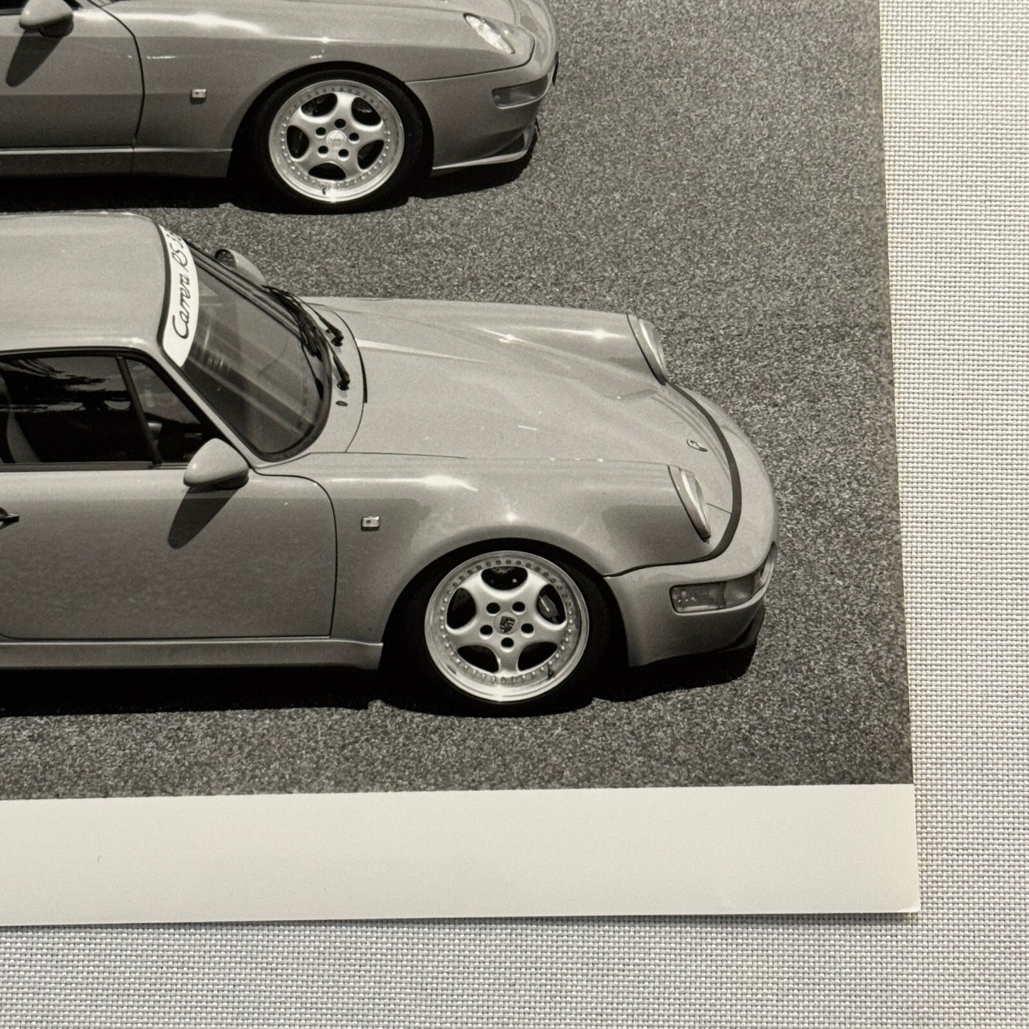 1994 Porsche 911 Carrera RS 3.8 and 968 Turbo S Factory Photo Photograph Print
