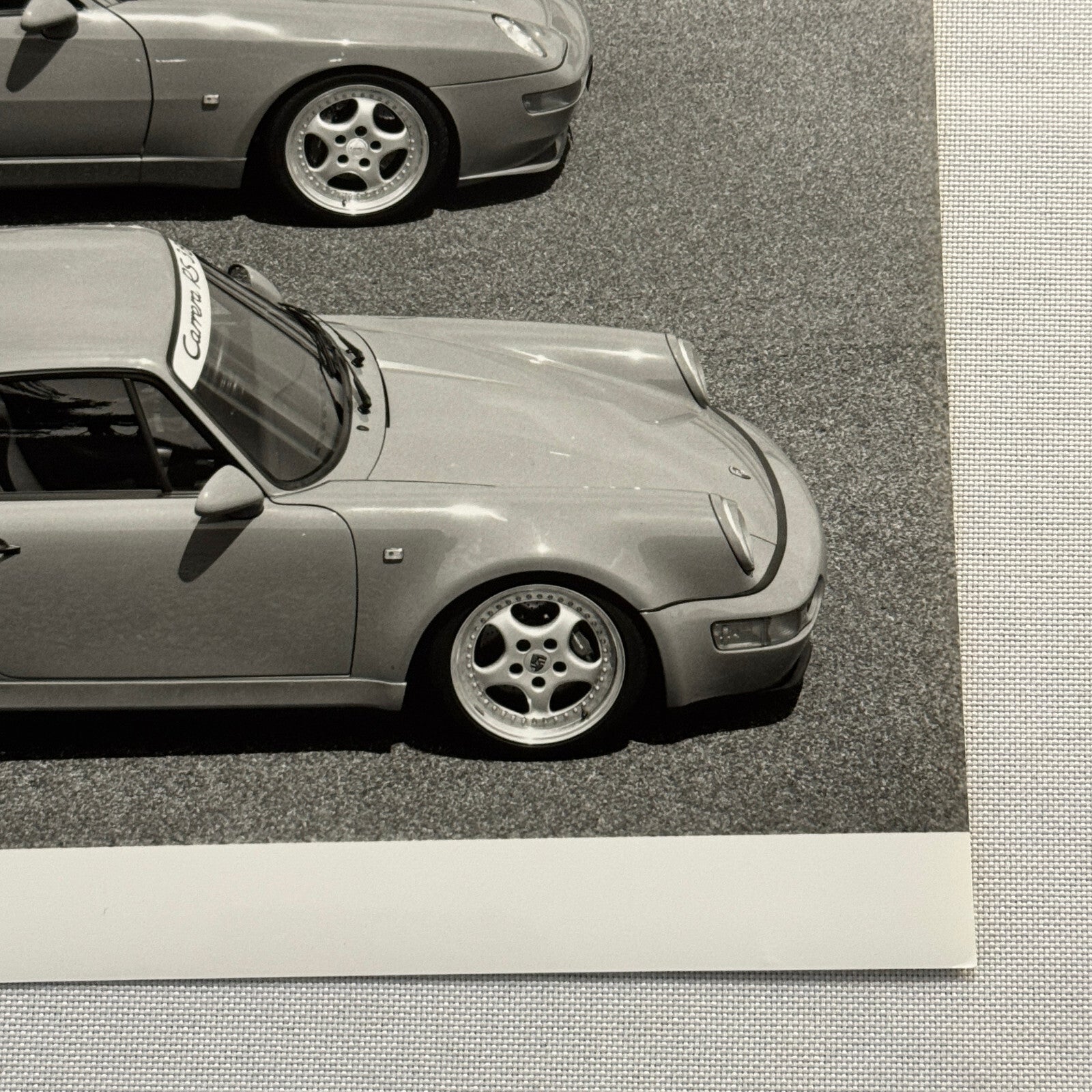 1994 Porsche 911 Carrera RS 3.8 and 968 Turbo S Factory Photo Photograph Print