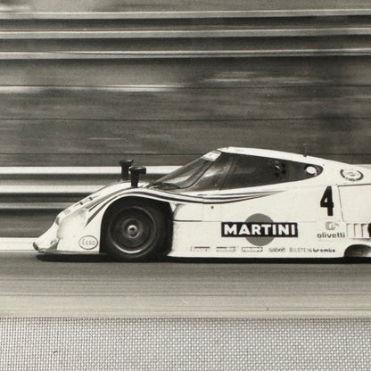Monza 1000 KM Lancia Martini Racing Car Photo and Press Release Vintage