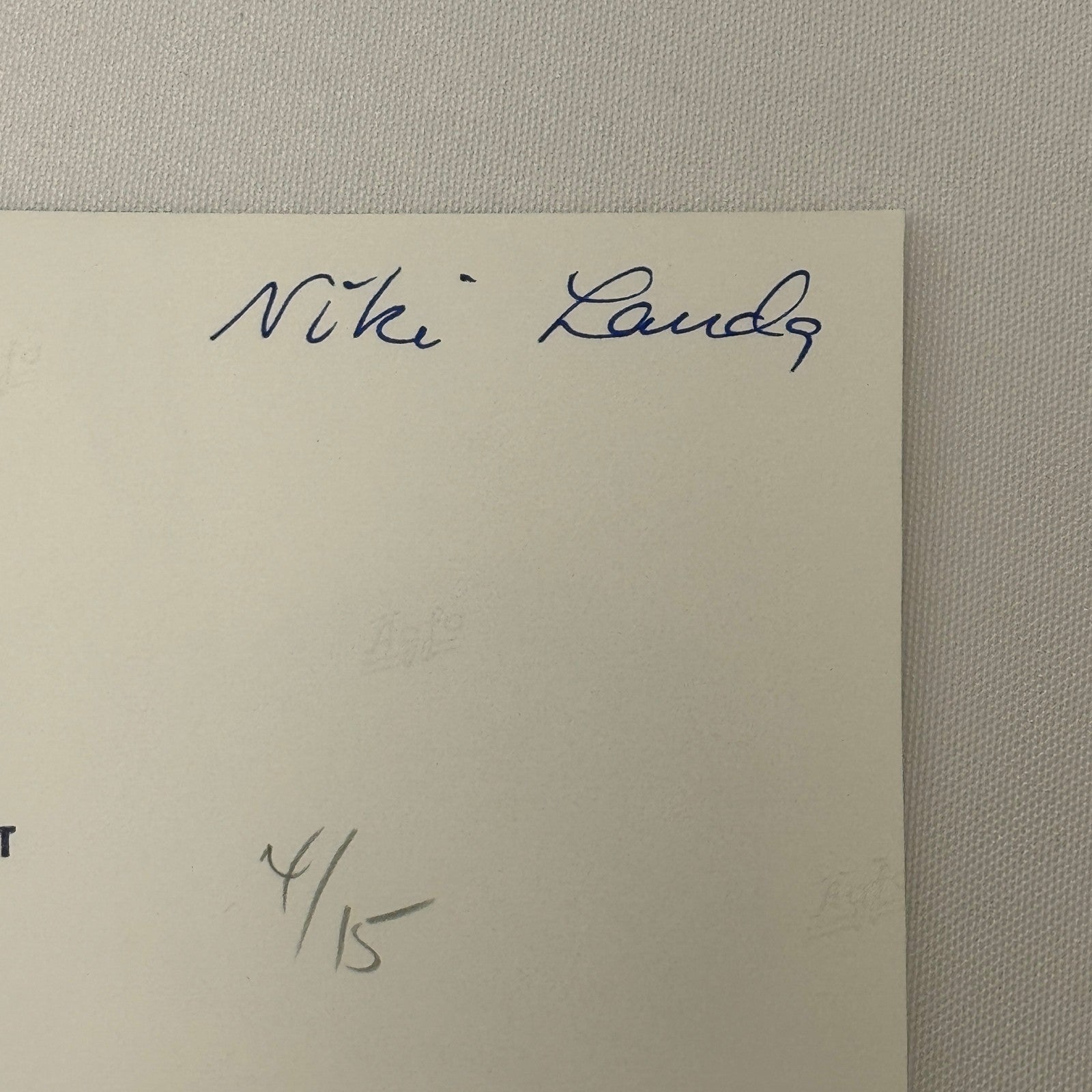 Vintage Racing Photo Niki Lauda 1972 Spanish Grand Prix Spain Motorsport