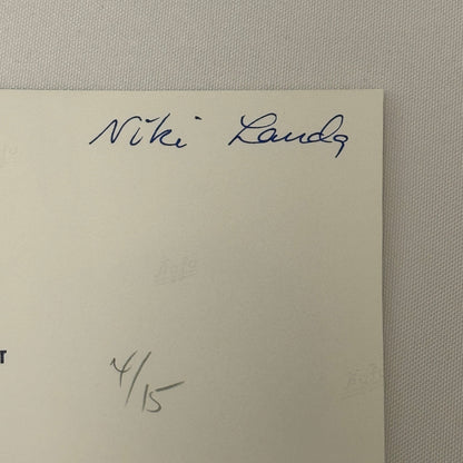 Vintage Racing Photo Niki Lauda 1972 Spanish Grand Prix Spain Motorsport