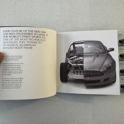 Aston Martin Car Press Kit Photo CD Aston Martin V12 Vanquish DB9 Coupe Volante