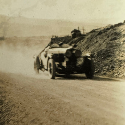 Vintage Racing Car Photo Photograph Early Automobile Motorsport
