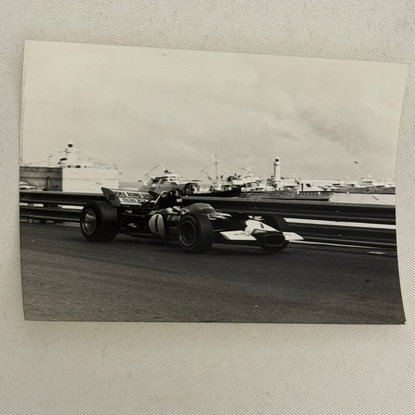 Vintage Racing Photo Lotus Ford 1970 Monaco Grand Prix Race F1 Graham Hill