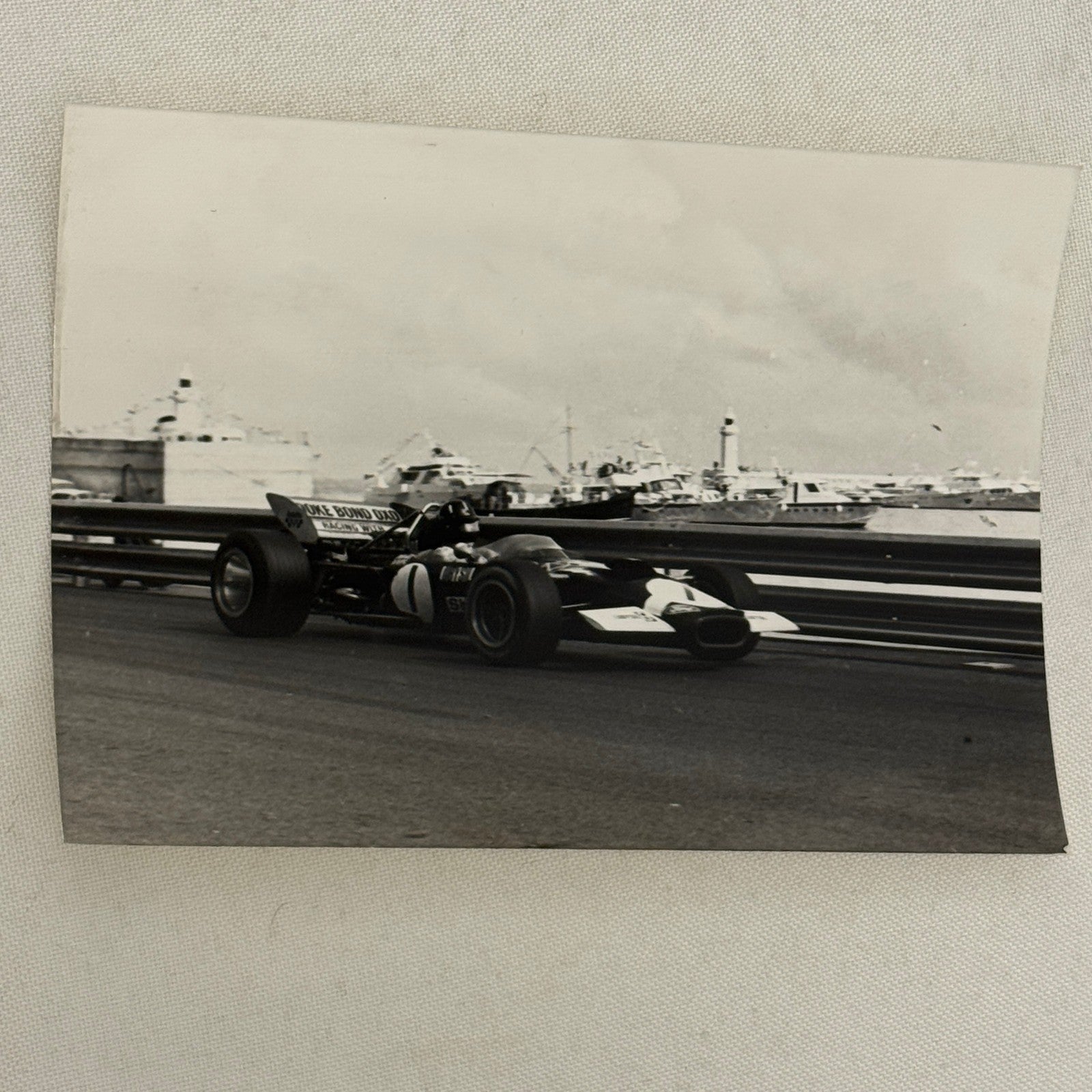 Vintage Racing Photo Lotus Ford 1970 Monaco Grand Prix Race F1 Graham Hill