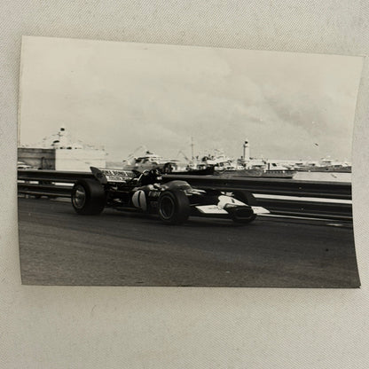 Vintage Racing Photo Lotus Ford 1970 Monaco Grand Prix Race F1 Graham Hill