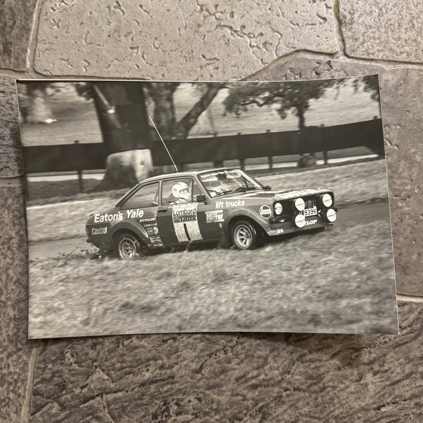 1980 RAC Rally Rallye Car Racing Photo Photograph Car Vintage